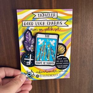 Traveler Good Luck Charms: Iron-On Patches